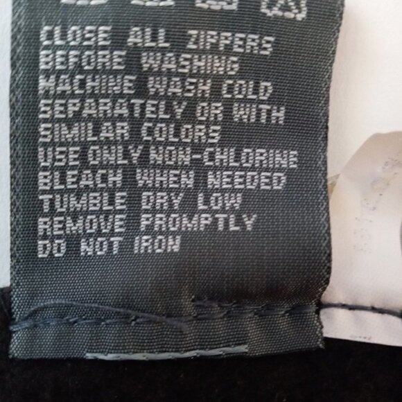 NEW BALANCE WOMEN'S ACTIVE WEAR RUNNING JACKET BLACK.GRAY FLEECE LINED   SZ L - Picture 7 of 8